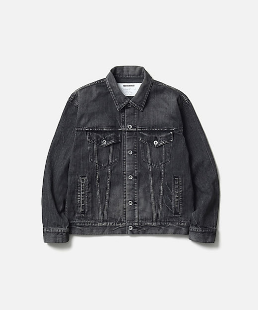 れ*ん様 Scuffers ブラックデニムジャケット M size ブラック（黒）系