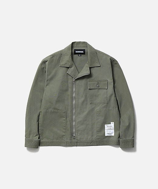 シャツ ZIP FIELD SHIRT LS 261AQNHー