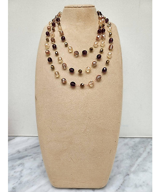 パープル＆ゴールドカラー ネックレス | Milly Callegari (Women