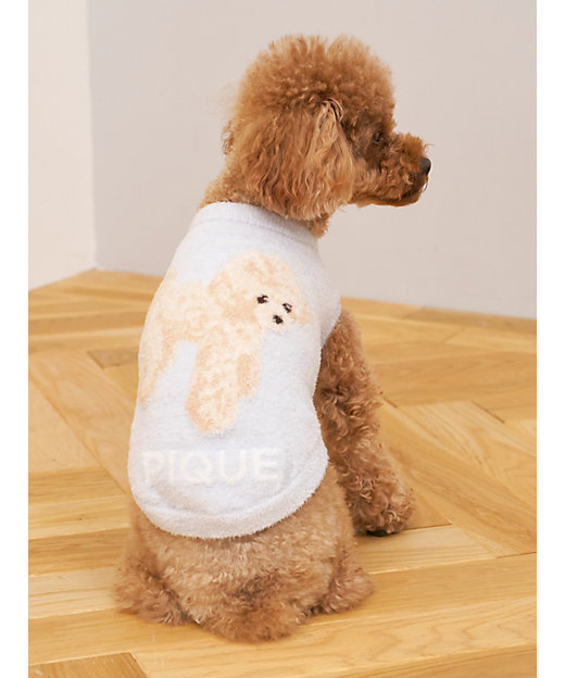 CAT＆DOG】スムーズィートイプードル柄JQDプルオーバー