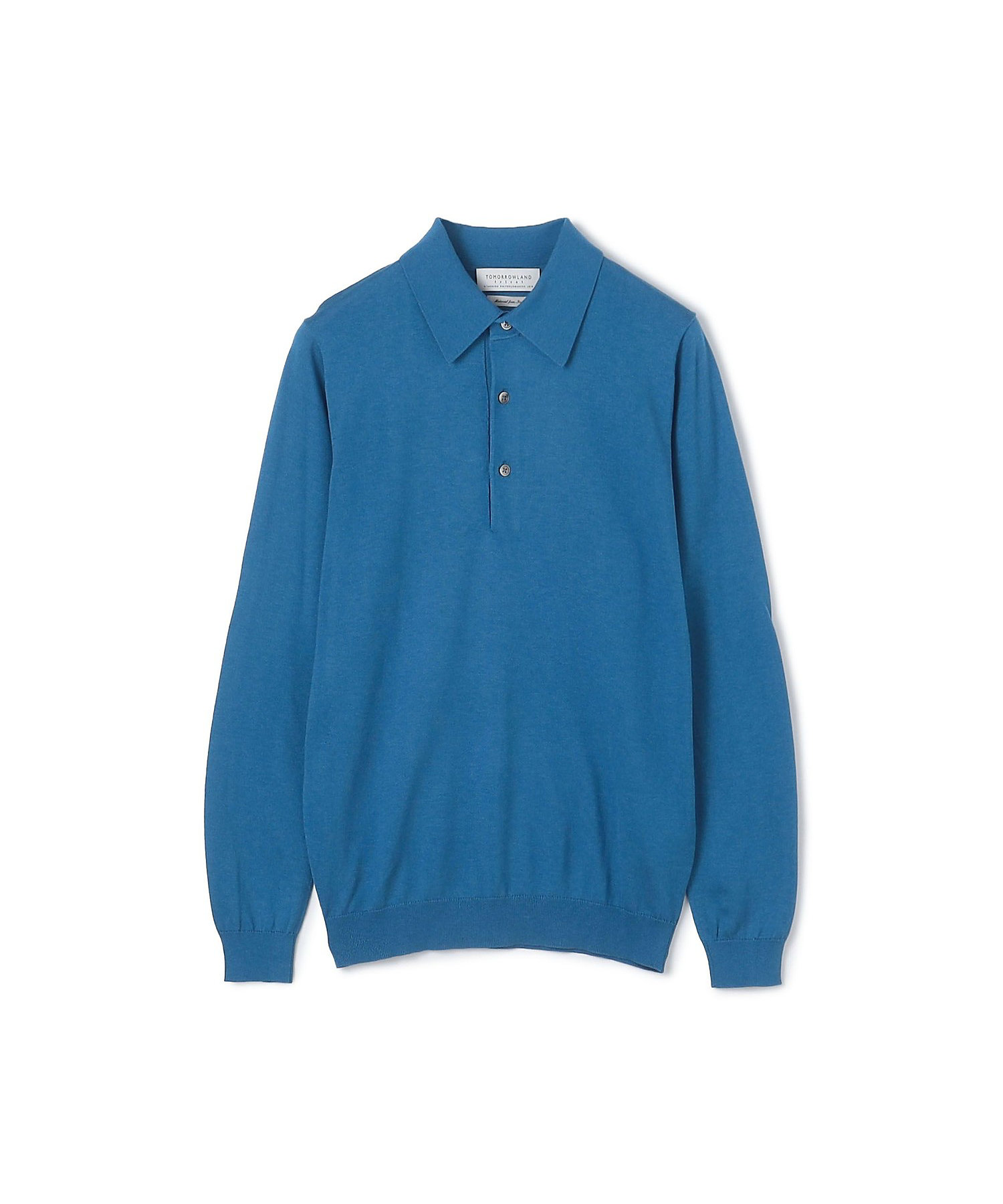 シルクコットン ニットポロシャツ | TOMORROWLAND (Men