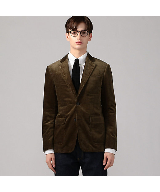 コットンコーデュロイ 段返り3Bテーラードジャケット | TOMORROWLAND