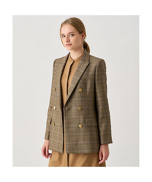 グレンオーバーチェックダブル ジャケット | ANAYI/アナイ | 三越