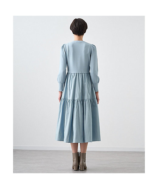 タフタドッキングティアード ワンピース | ANAYI/アナイ | 三越伊勢丹