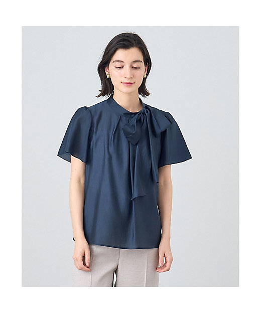 シアーオーガンジーボウタイ ブラウス | ANAYI/アナイ | 三越伊勢丹