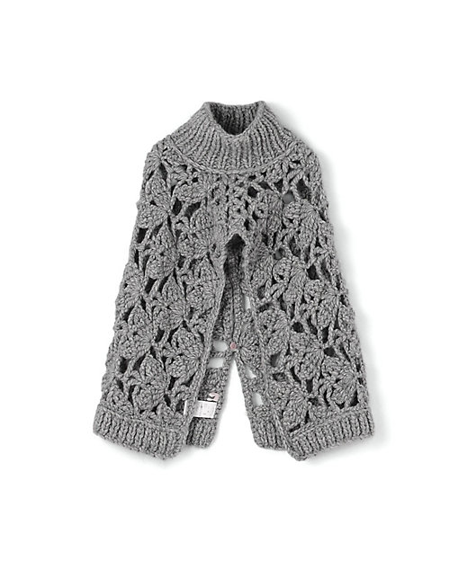 ハンドクロシェ ハイネックベスト | maison TOMORROWLAND/メゾン