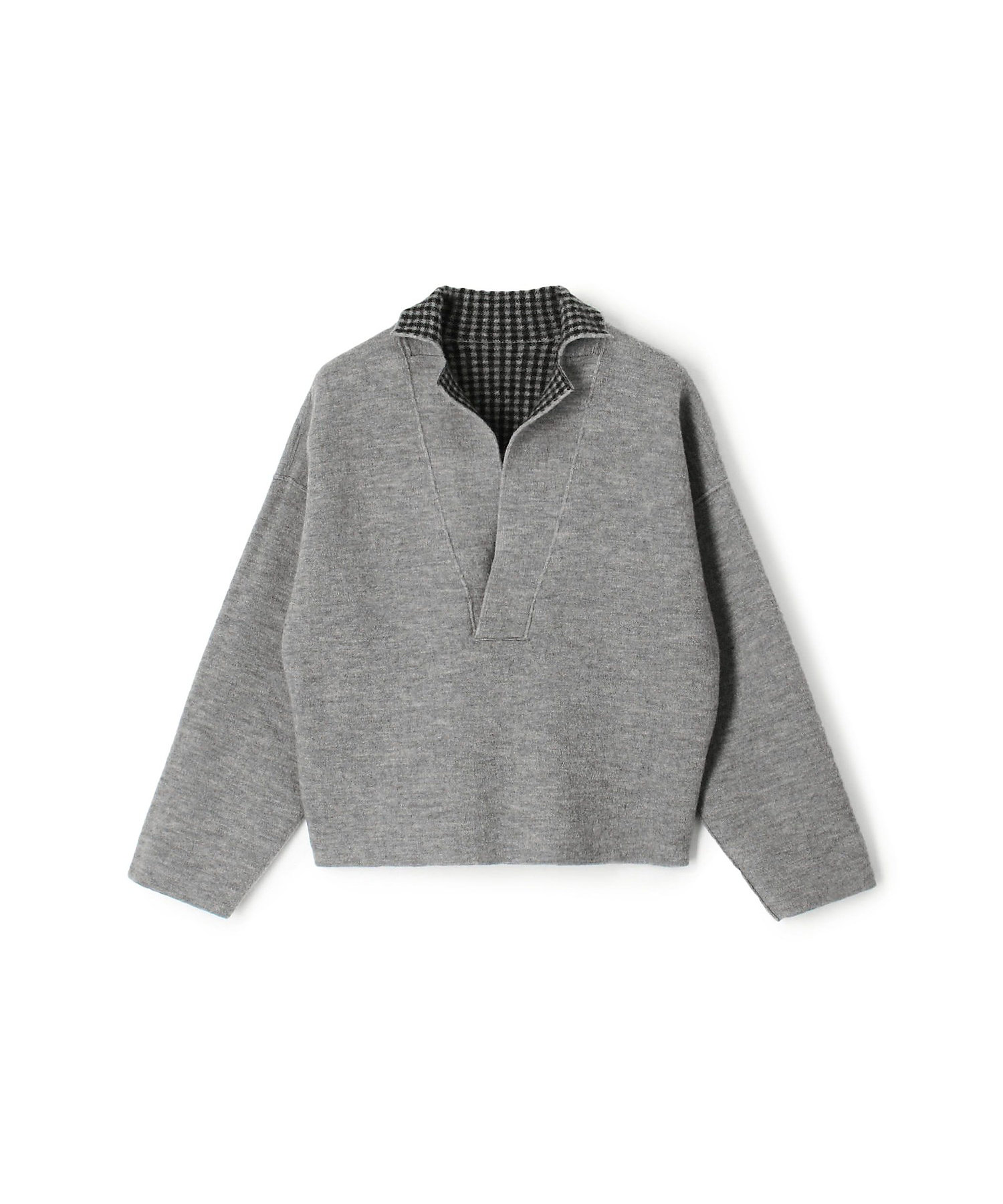 ウールジャカード スキッパープルオーバー | maison TOMORROWLAND