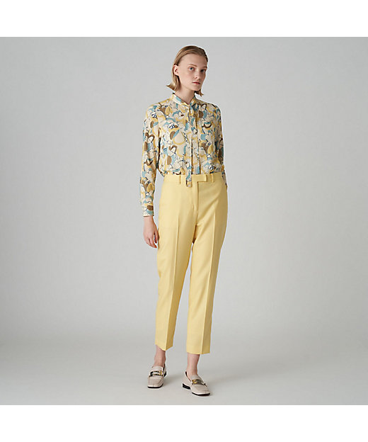 メロウフラワープリント ボウタイブラウス | maison TOMORROWLAND