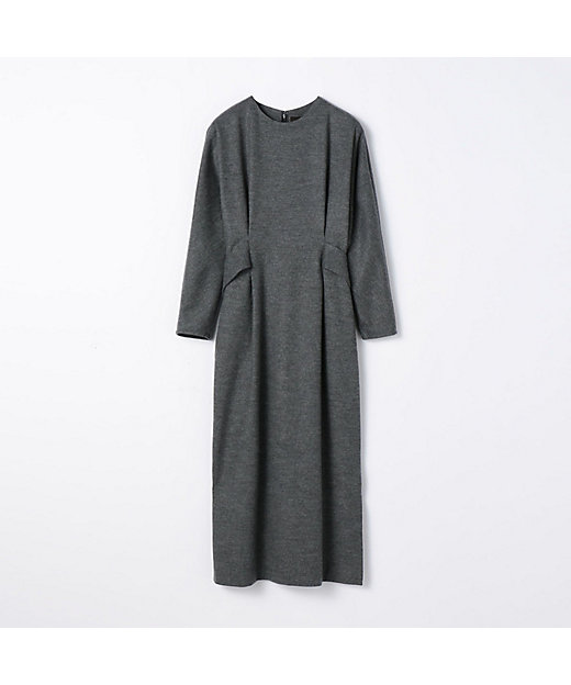 ミルドジャージー ウエストタックワンピース | maison TOMORROWLAND