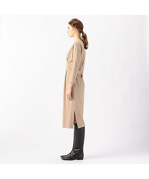 ミルドジャージー ウエストタックワンピース | maison TOMORROWLAND