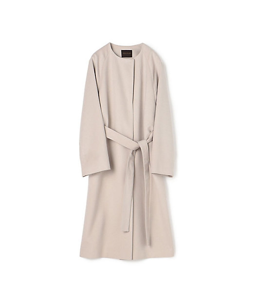 ピュアカシミヤ ノーカラーコート | maison TOMORROWLAND/メゾン