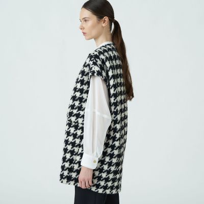 ラルジュハウンドトゥース ミドルフレンチジレ | maison TOMORROWLAND