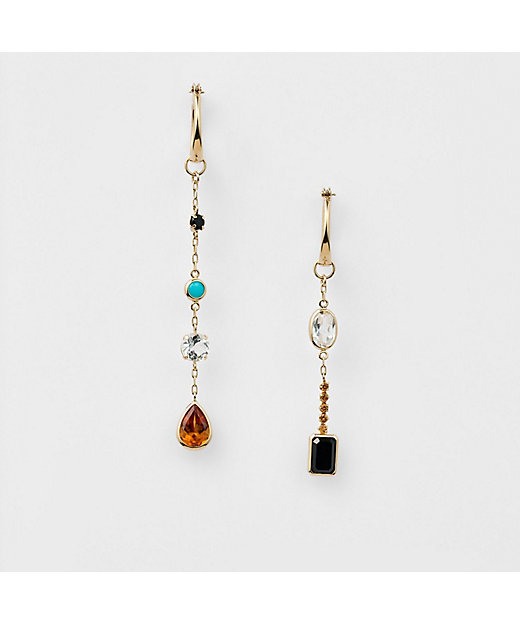 K10マルチストーンピアスチャーム | agete/アガット | 三越伊勢丹