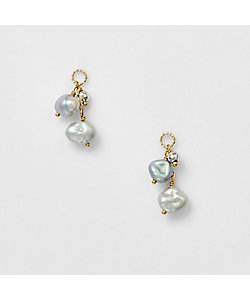 K10淡水パールピアスチャーム | agete/アガット | 三越伊勢丹