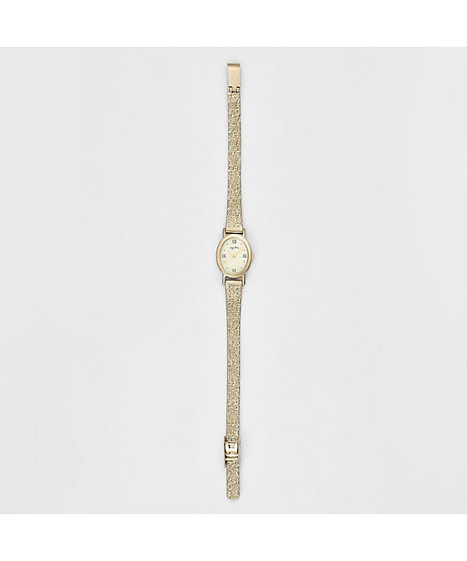 オーバルフェイスウォッチ／ブラウンゴールド | agete/アガット | 三越