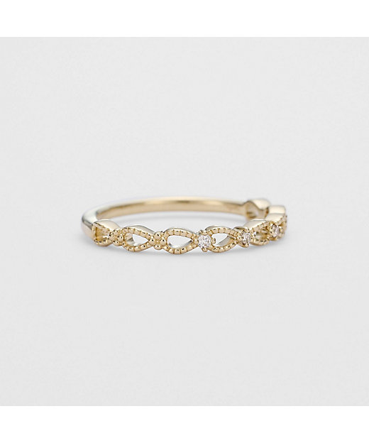 K10ダイヤモンドピンキーリング | agete/アガット | 三越伊勢丹