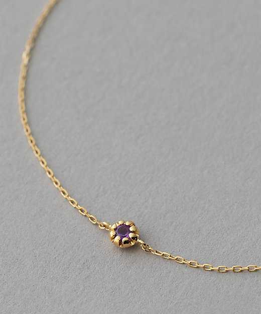 K18YG フルール ブレスレット（誕生石 1・2・3・6・8・10