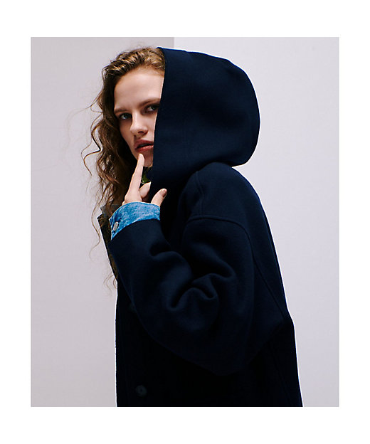 圧縮メルトンフーディコート | allureville (Women)/アルアバイル