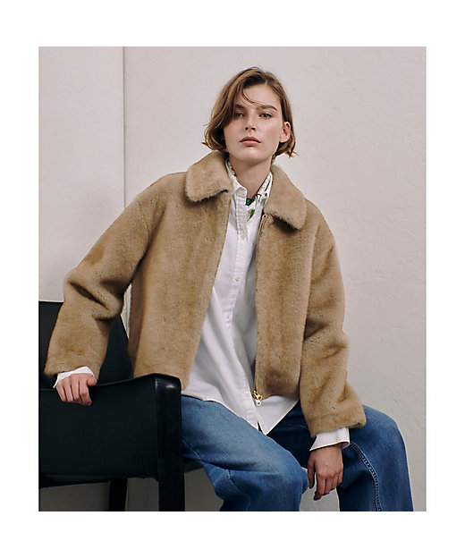 フェイクミンクファーブルゾン | allureville (Women)/アルアバイル