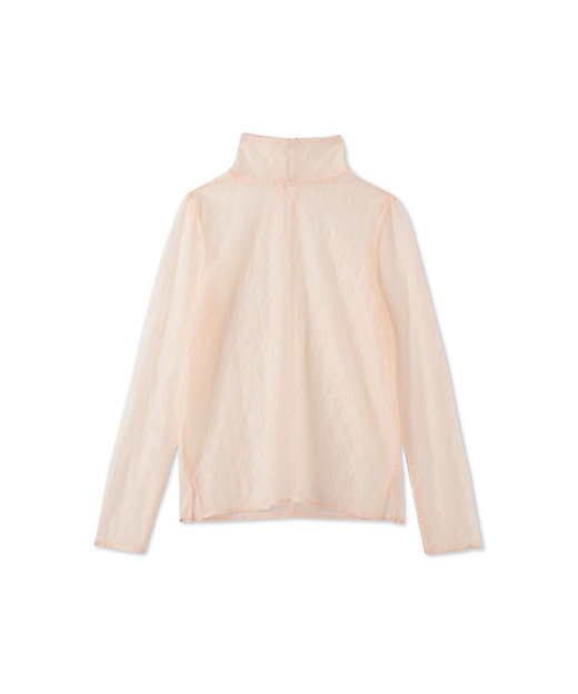 フラワーレースハイネックトップス≪洗濯機で洗える≫ | QUEENS COURT