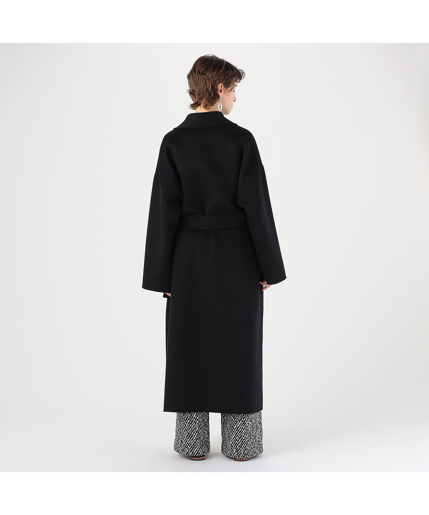 ダブルフェイスメルトンビーバー ベルデッドコート | maison