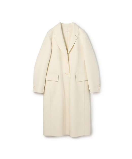 ダブルフェイスメルトンビーバー チェスターコート | maison