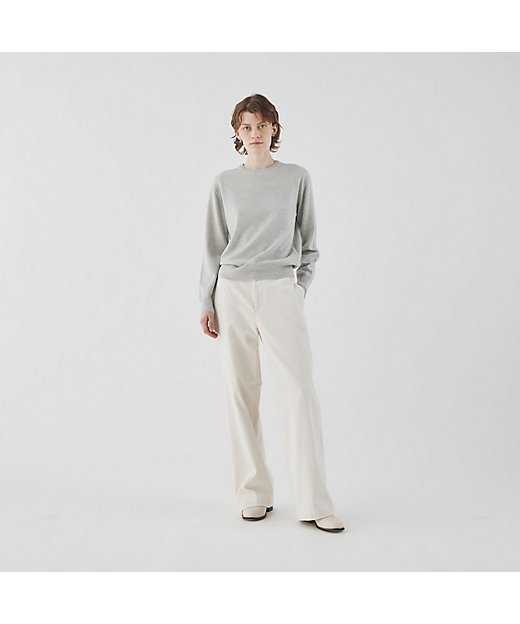 スコットランドカシミヤ クルーネックプルオーバー | GALERIE VIE