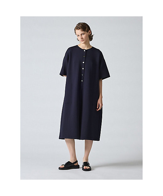 mizuiro ind クルーネックオールインワン | mizuiro ind