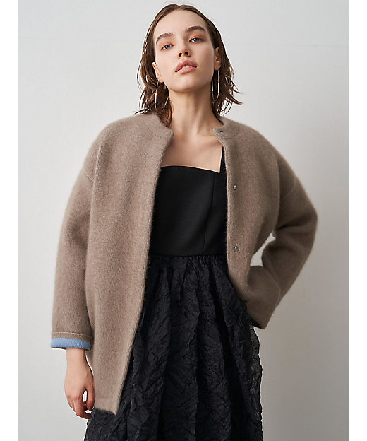 CN RACCOON MIX W CARDIGAN | ELENDEEK/エレン