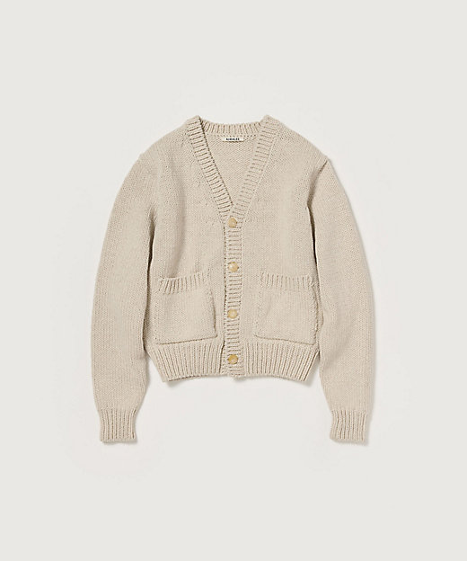 カーディガン WOOL CASHMERE FELTED KNIT