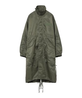 Nylon Twill 3D Embroidery Mods Coat