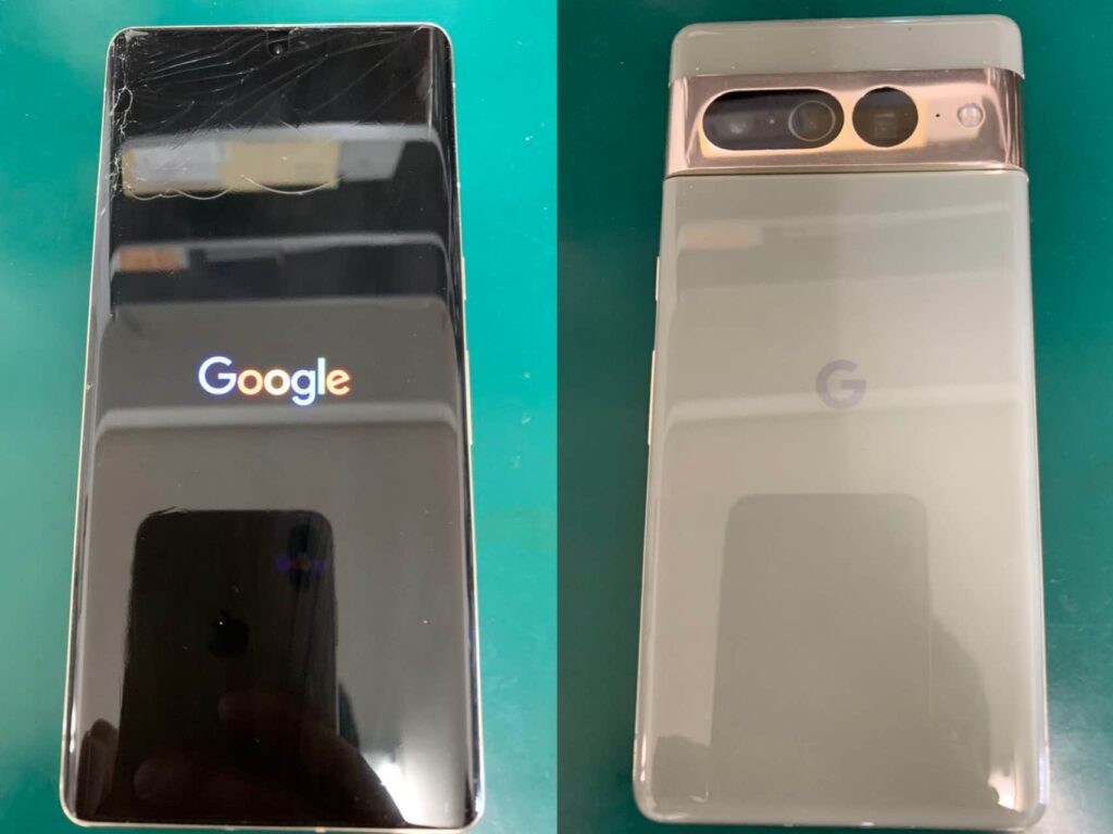 Google Pixel 7Pro】画面破損修理 ディスプレイ交換 ピクセル画面故障