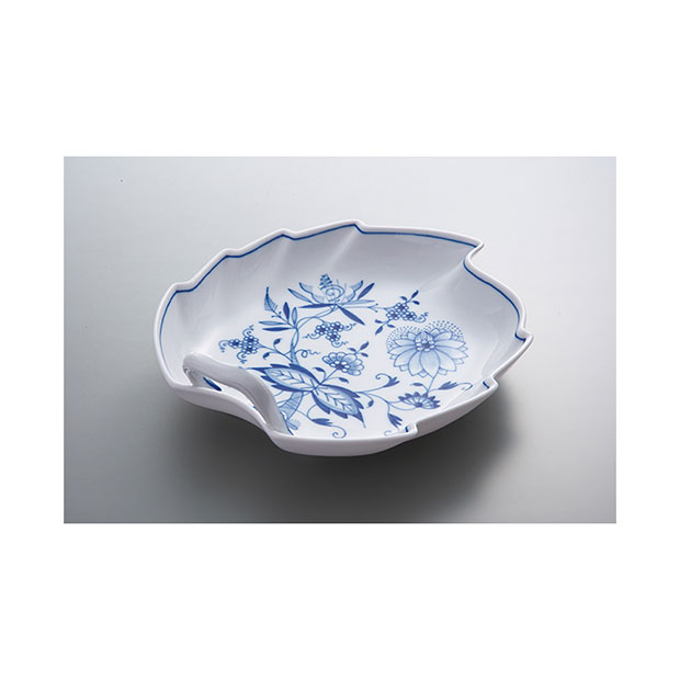 JALとっておきの逸品｜〔マイセン〕ブルーオニオン リーフプレート