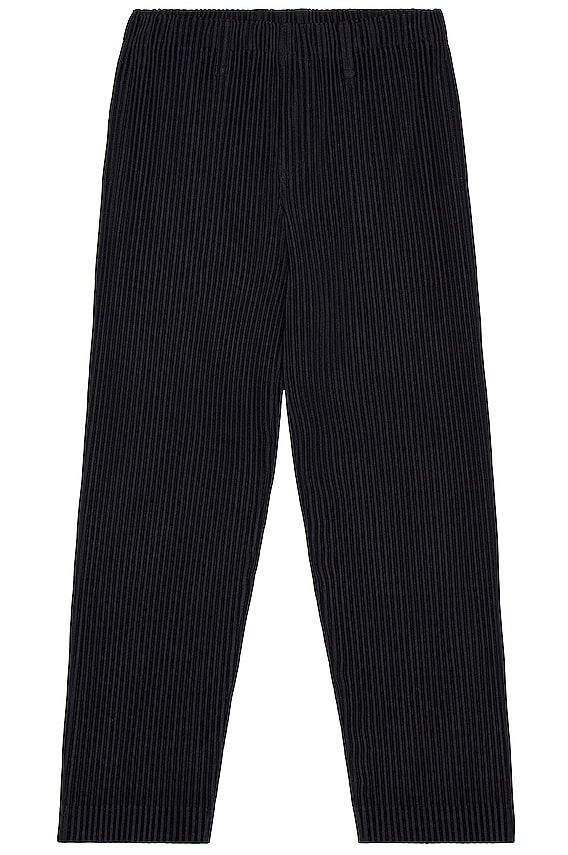 Basketcase Caldwell Pinstripe Slacks in Black & White | FWRD