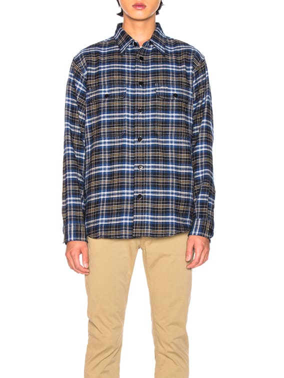 Visvim Handyman Shirt in Navy | FWRD