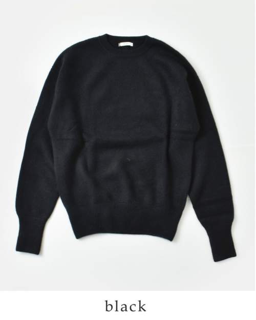 BODHI(ボーディ)ホワイトカシミヤスウェットプルオーバー“BD CASHMERE