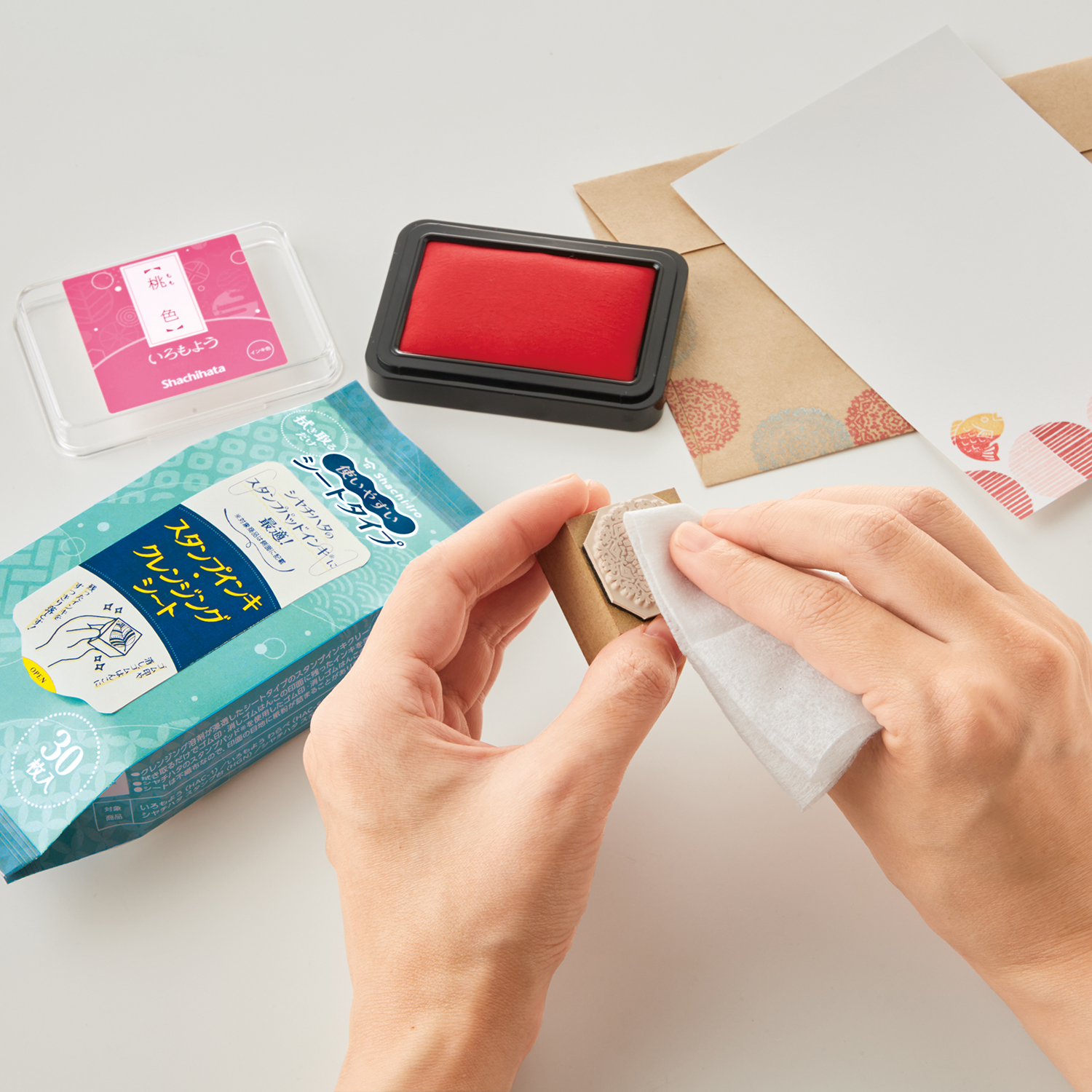 スタンプインキ・クレンジングシート|GE-CS1|商品カタログ|シヤチハタ