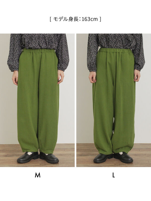 WORK Linencottonサイドダーツパンツ WORK Linencottonサイドダーツ