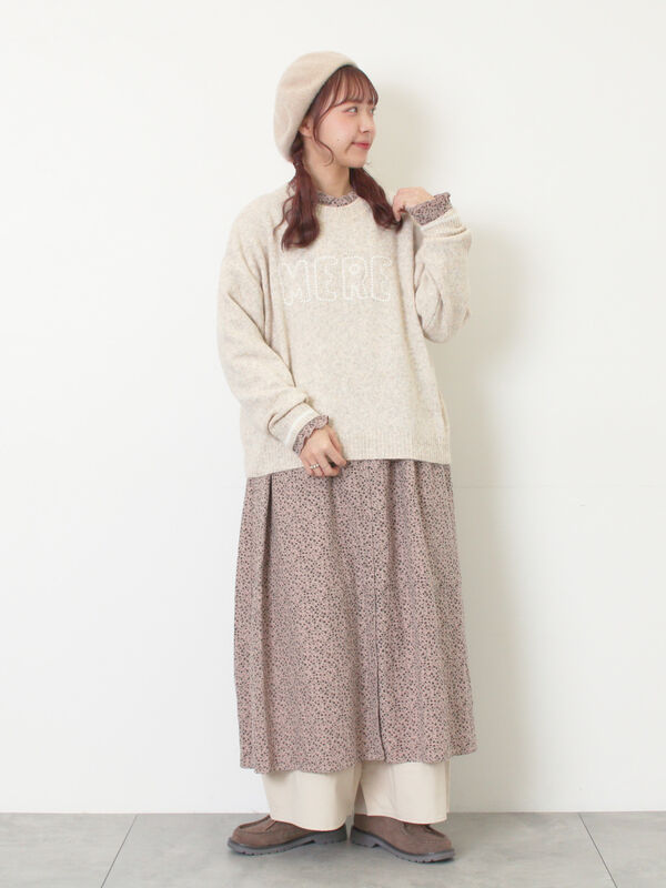 セール】 【Cross×Linen】フリルワンピース《S/Mサイズ