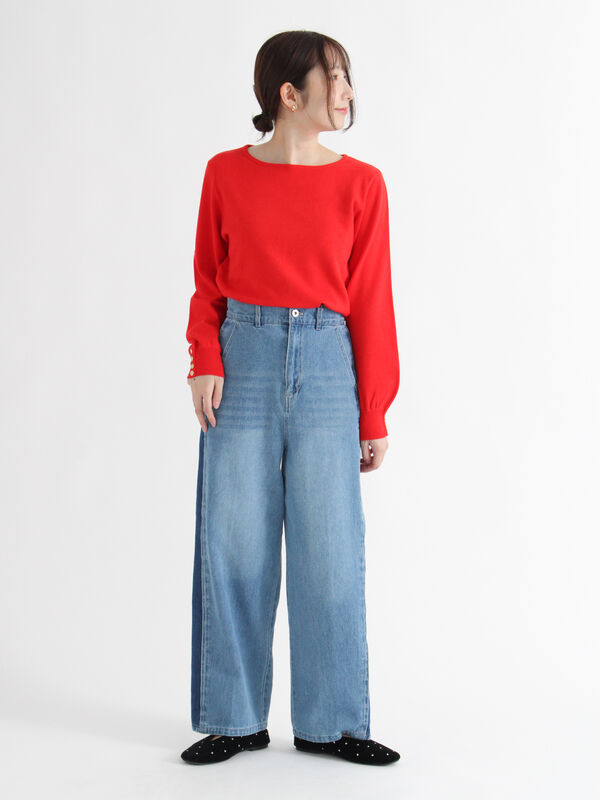 セール】 サイドラインデニムパンツ《2025autumn catalog item