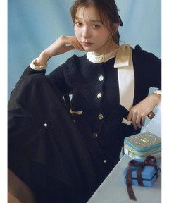 WEB LIMITED]オフショルリボンドッキングニット | ニット | Rirandture