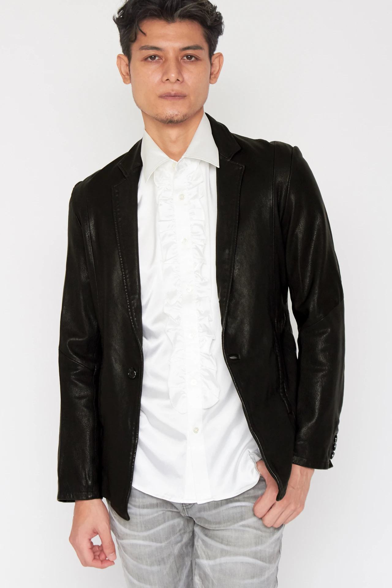 TORNADO MART∴ゴートウォッシュドレザージャケット / TORNADO MART