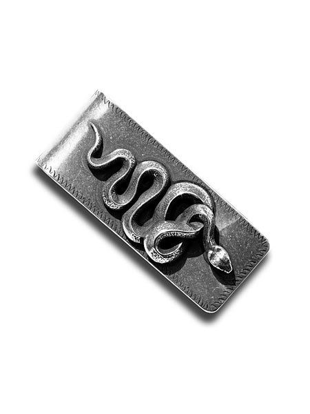 ピーナッツカンパニー PEANUTS&CO. | SNAKE MONEY CLIP SILVER