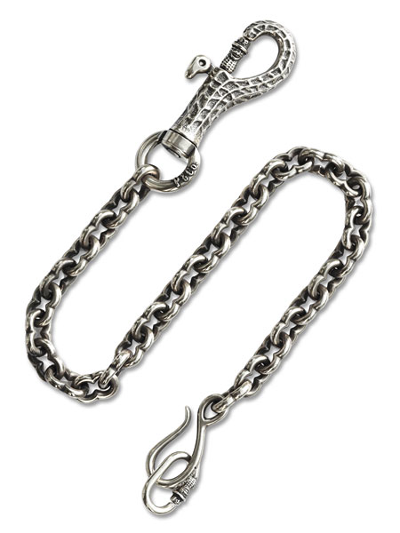 ピーナッツカンパニー PEANUTS&CO. | BULL WALLET CHAIN ALL SILVER
