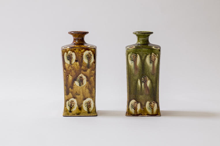 黄釉 大鉢 舩木窯 民藝 舩木道忠 舩木研兒 舩木 研兒 「飴釉花瓶