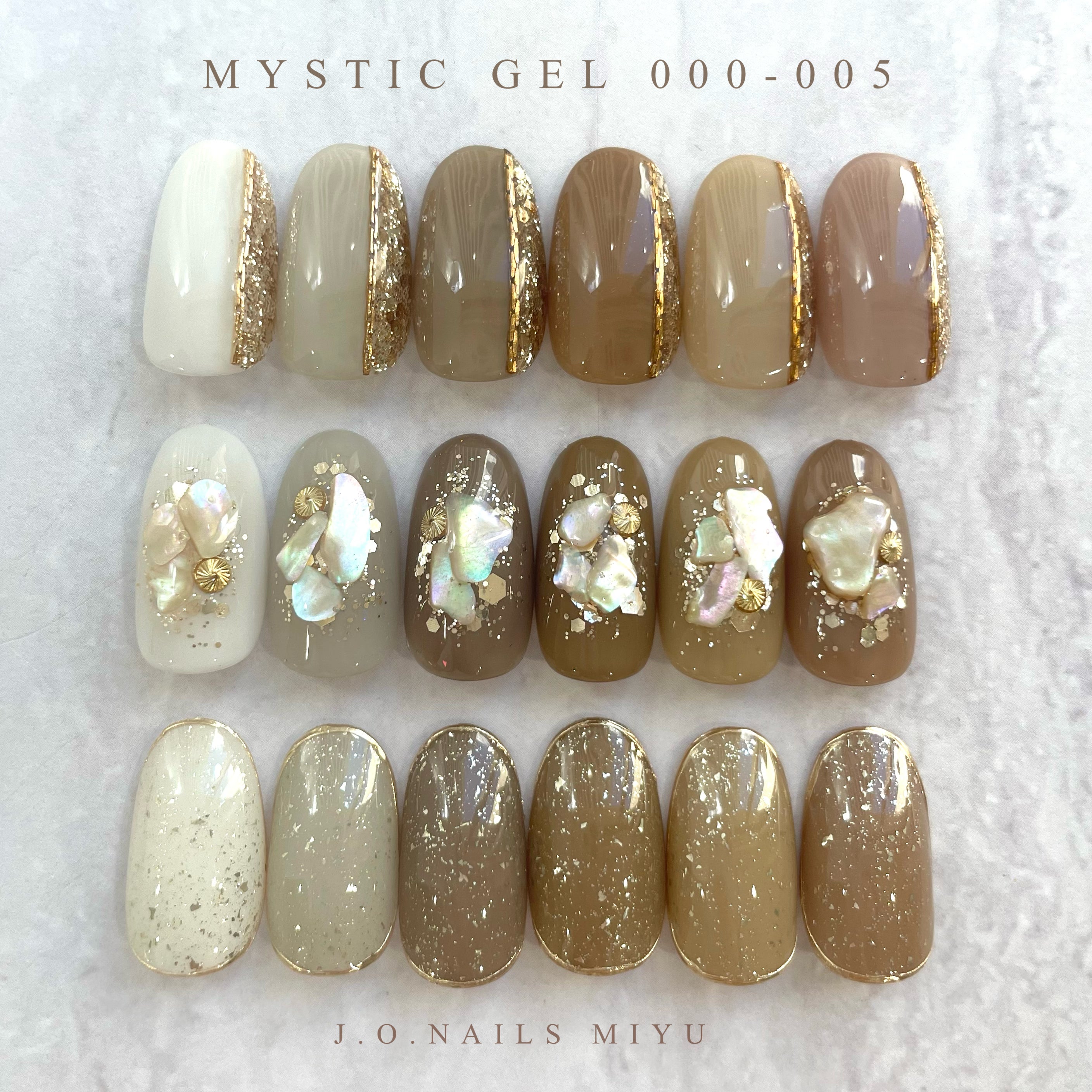 MYSTIC JO.】MYSTIC GEL 000~005 / 1st edition – J.O.ONLINE