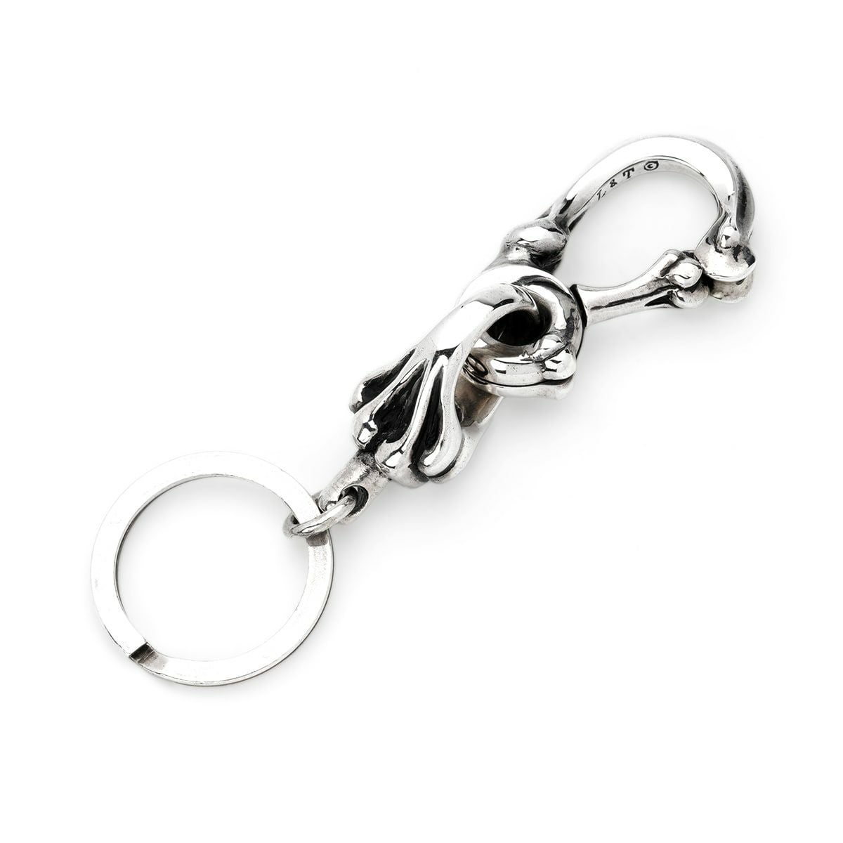 レザーズアンドトレジャーズ キーチェーン w/スモールボーンクラスプ