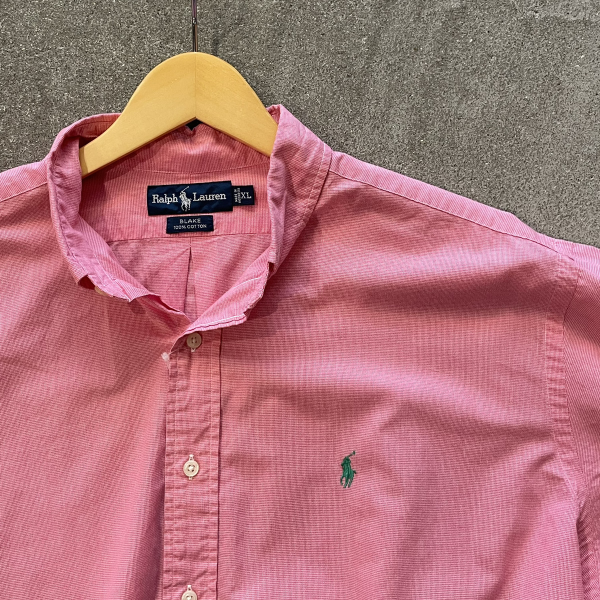 古着界の王様、ラルフローレン。そんなラルフローレンの長袖シャツ