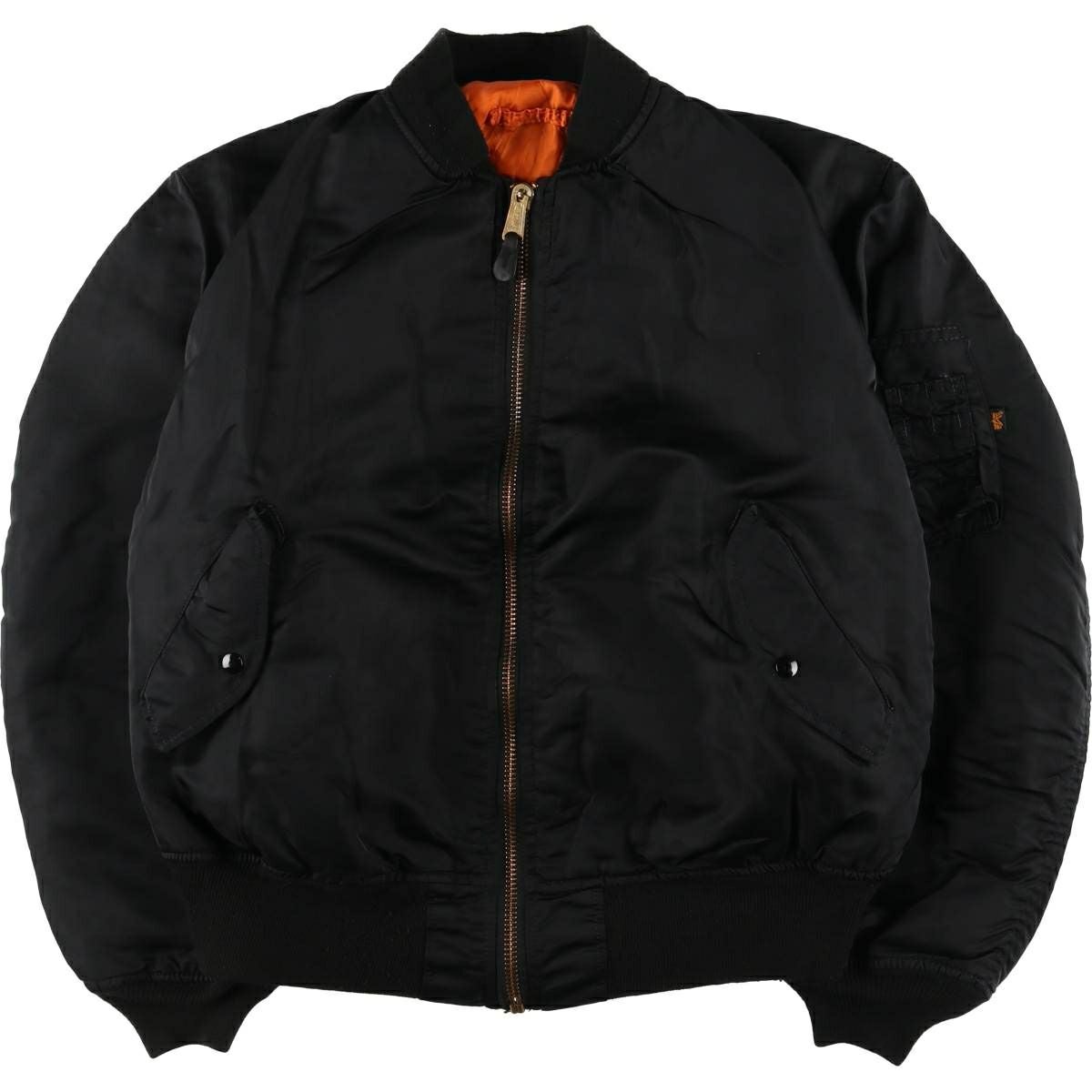 古着 90年代 民間品 アルファ ALPHA MA-1タイプ 中綿入り ミリタリー