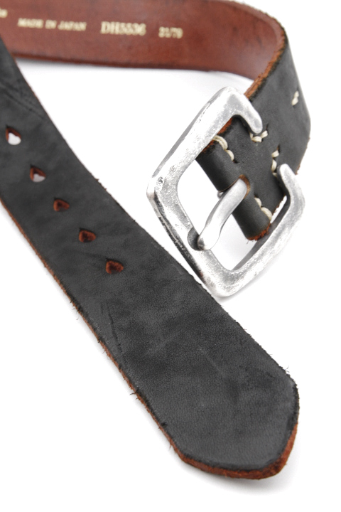 Vintage Works」ヴィンテージワークス Cバックル レザーベルト DH5536